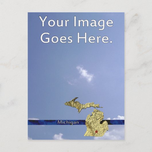 Michigan Briefkaart (Voorkant)