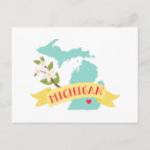 Michigan Briefkaart (Voorkant)