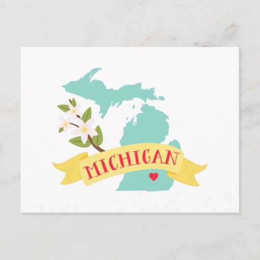 Michigan Briefkaart (Voorkant)