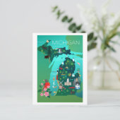 Michigan Briefkaart (Staand voorkant)
