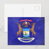 Michigan Briefkaart (Voorkant / Achterkant)