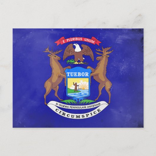 Michigan Briefkaart (Voorkant)
