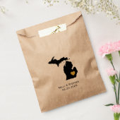 Michigan bruiloft gunst trakteren zakken, geschenk bedankzakje (Gezegeld)