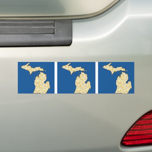 MICHIGAN BUMPERSTICKER (Op auto)