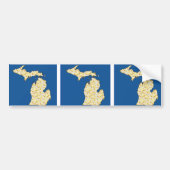 MICHIGAN BUMPERSTICKER (Voorkant)