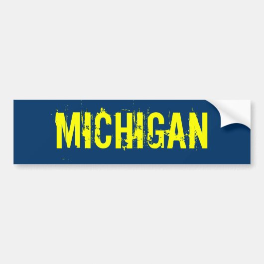Michigan Bumpersticker (Voorkant)
