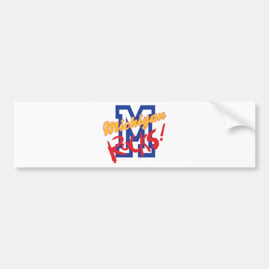Michigan Bumpersticker (Voorkant)