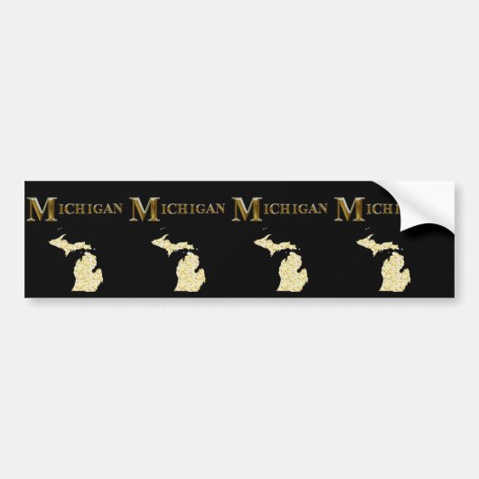 MICHIGAN BUMPERSTICKER (Voorkant)