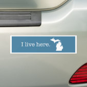 Michigan Bumpersticker (Op auto)