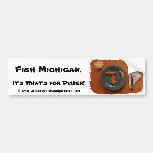 Michigan Bumpersticker (Voorkant)
