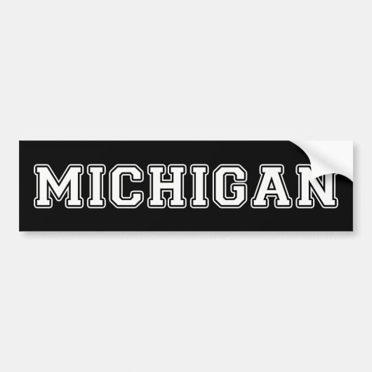 Michigan Bumpersticker (Voorkant)