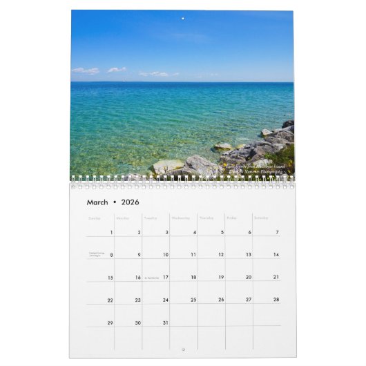 Michigan Calendar Kalender (Mar 2026)