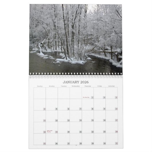 Michigan Calendar Kalender (Jan 2026)