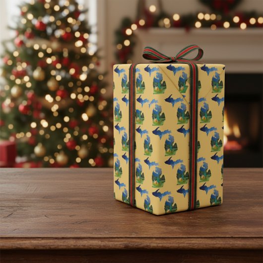 Michigan Campground Adventure Inpakpapier