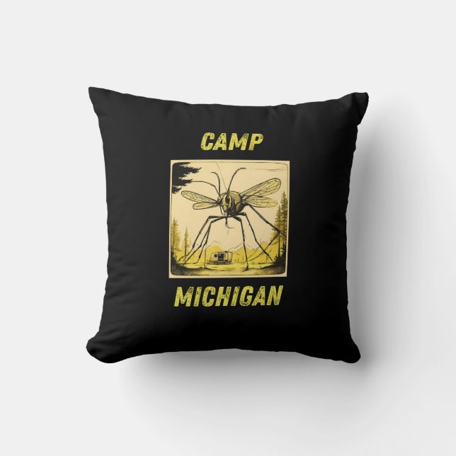 Michigan camping - perfect kussen voor uw camper! (Voorkant)