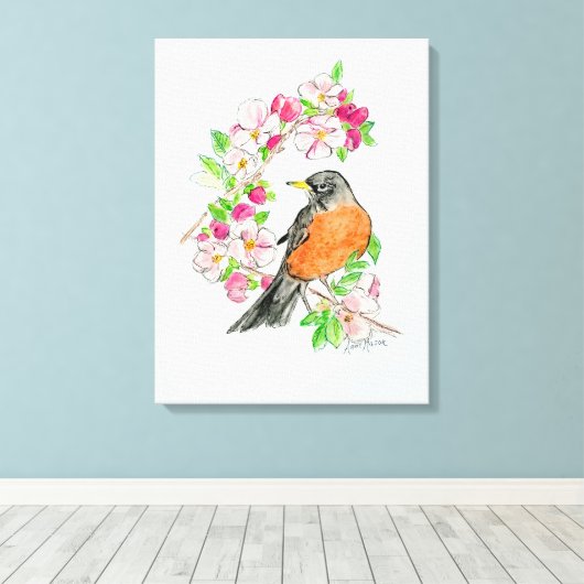 Michigan Canvas Afdruk (Insitu (Houten vloer))