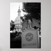 Michigan Capitol Building Poster (Voorkant)