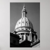 Michigan Capitol Building Poster (Voorkant)