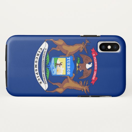 Michigan Case-Mate iPhone Case (Achterkant (horizontaal))