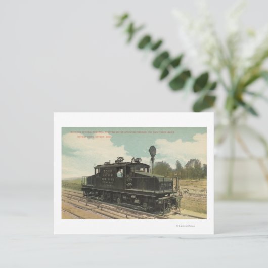 Michigan Central Electric Motor Briefkaart (Staand voorkant)