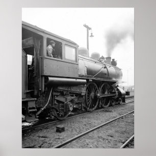 Michigan Central Railroad, 1904. Antieke foto Poster