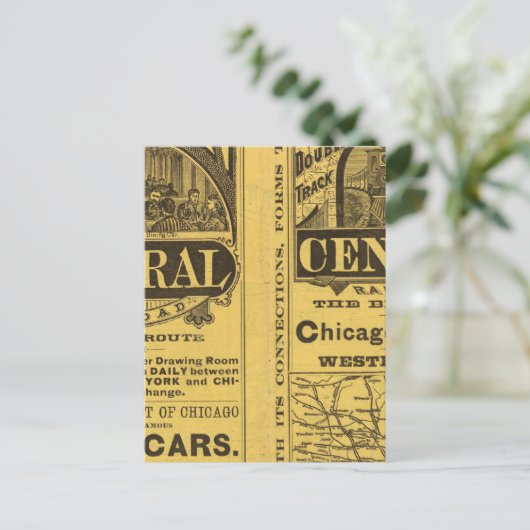 Michigan Central Railroad Briefkaart (Staand voorkant)