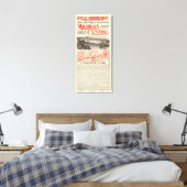 Michigan Central Railroad Canvas Afdruk (Insitu (Slaapkamer))