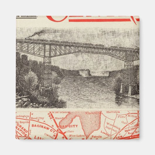 Michigan Central Railroad Magneet (Voorkant)