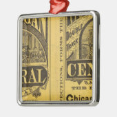 Michigan Central Railroad Metalen Ornament (Links)