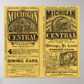 Michigan Central Railroad Poster (Voorkant)