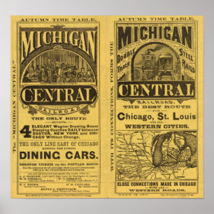 Michigan Central Railroad Poster