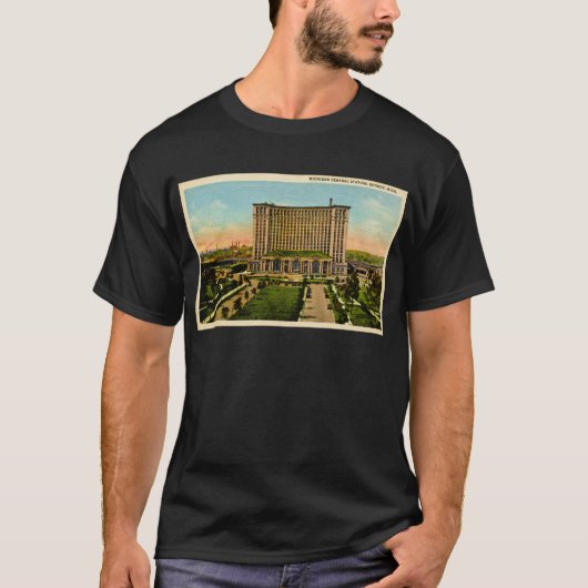 Michigan Central Station Detroit, Michigan T-shirt (Voorkant)