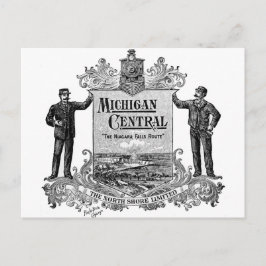  MICHIGAN CENTRALE RAILWEGLOGO BRIEFKAART
