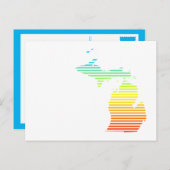 michigan chill fade briefkaart (Voorkant / Achterkant)