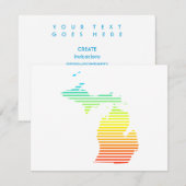 michigan chill fade kaart (Voorkant / Achterkant)