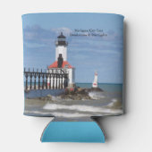 Michigan City East Pierhead & Breakwater Lights Blikjeskoeler (Achterkant)