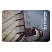 Michigan City in vuurtoren Magneet (Horizontaal)