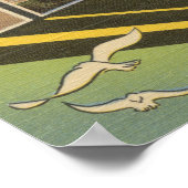 Michigan City, Indiana - grote letterscènes Poster (Hoek)