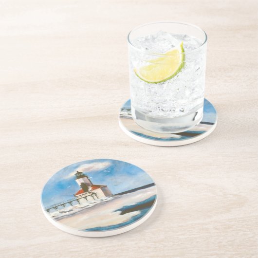 Michigan City Light Onderzetter (Zijkant)