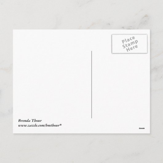 Michigan City Light Season's Greetings Briefkaart (Achterkant)