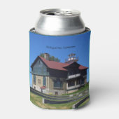 Michigan City Lighthouse koelbox Blikjeskoeler (Blikje Voorkant)