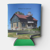Michigan City Lighthouse koelbox Blikjeskoeler (Voorkant)