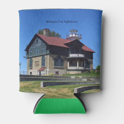 Michigan City Lighthouse koelbox Blikjeskoeler (Voorkant)
