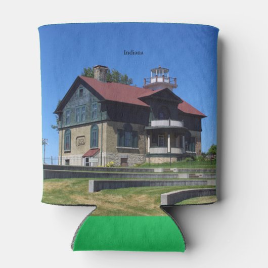 Michigan City Lighthouse koelbox Blikjeskoeler (Achterkant)