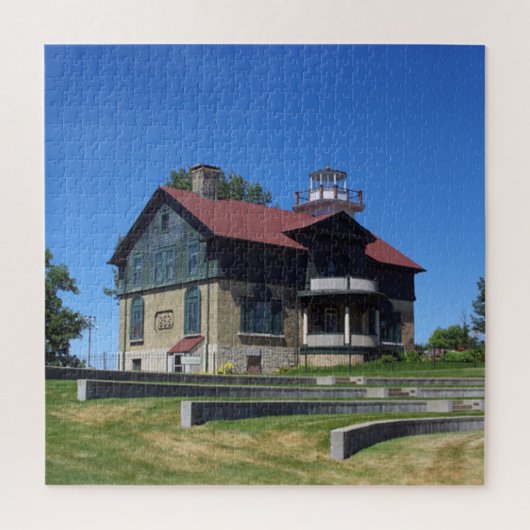 Michigan City Lighthouse Legpuzzel (Verticaal)