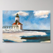 Michigan City Lighthouse Poster (Voorkant)
