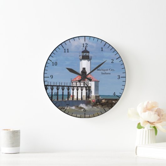 Michigan City Pierhead Light clock Grote Klok (Huis)
