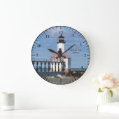 Michigan City Pierhead Light-klok Grote Klok (Huis)