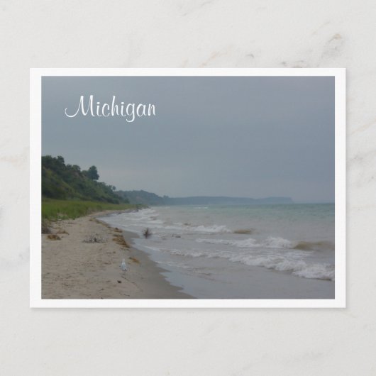 Michigan Coast Briefkaart (Voorkant)