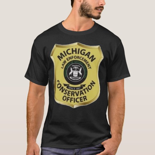 Michigan Conservation Officer Classic T-Shirt (Voorkant)
